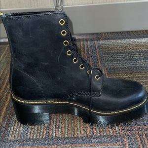 Dr Martin boots, chunky sole size 10.